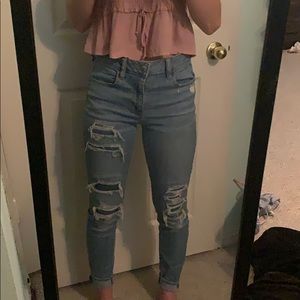 American Eagle super stretch X jeans